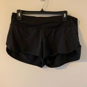 Black lululemon shorts